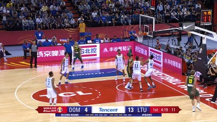 Valanciunas leads Lithuania to routine win