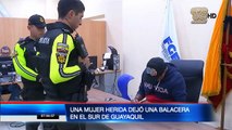 Balacera dejó una mujer en estado de gestación herida en Guayaquil