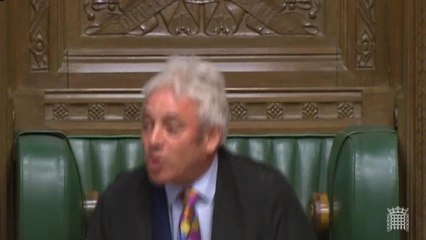 John Bercow ovation