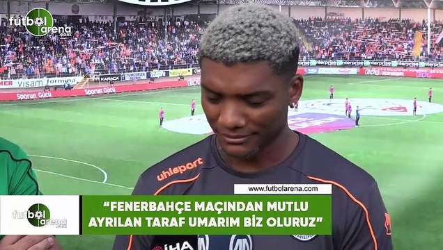 Junior Fernandes: Fenerbahçe maçından mutlu ayrılan taraf umarım biz oluruz
