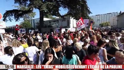 Agression à l'arme blanche à La Pauline à Marseille : les syndicats manifestent devant l'école