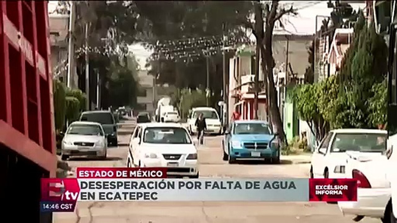 Vecinos de Ecatepec se quejan por la falta de agua