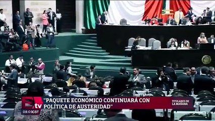 Paquete económico ‘será responsable, equitativo y justo’: Delgado