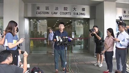 Studentenführer Joshua Wong (22) aus Hongkong in Berlin