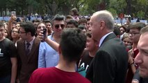 Cumhurbaşkanı Erdoğan Atatürk Fen Lisesinde öğrencilerle bir araya geldi