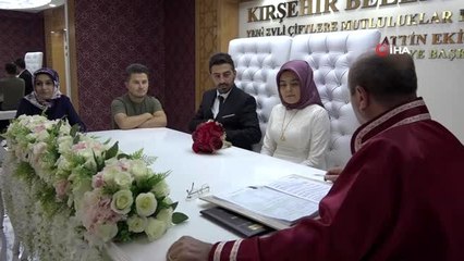 Kırşehir'de 09/09/2019 Tarihinde 9 Çift Nikah Kıydırdı - thumbnail