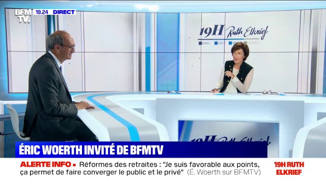 Éric Woerth (LR), sur les réformes des retraites: Je suis favorable aux points, ça permet de faire converger le public et le privé