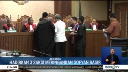 Sidang Lanjutan Sofyan Basir Hadirkan Saksi  Meringankan