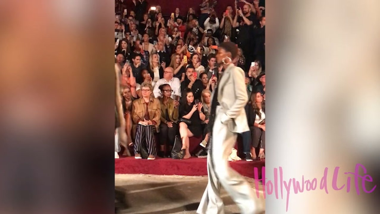 Ashley Graham Shows Baby Bump During NYFW Walk