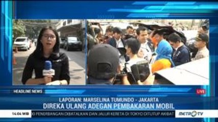 Polisi Gelar Rekonstruksi Pembakaran Suami & Anak