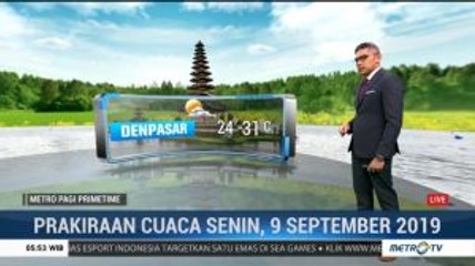 Prakiraan Cuaca, Senin 9 September 2019