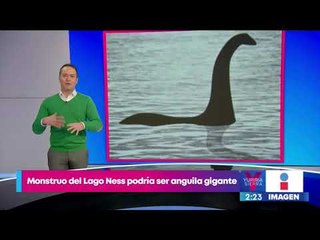 Científicos afirman que el Monstruo del Lago Ness podría ser anguila gigante | Yuriria Sierra