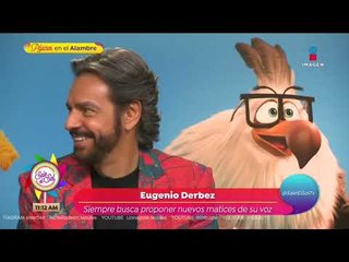Eugenio Derbez habla de su doblaje en la película &#39;Angry Birds 2&#39; | Sale el Sol