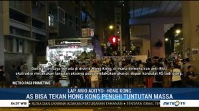 Demonstran Berharap Pemerintah AS Bisa Bantu 'Bebaskan Hong Kong' dari Tiongkok