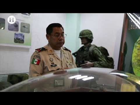 Museo del Enervante﻿; joyas y armas decomisadas por la Sedena