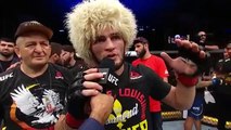 UFC 242: Khabib Nurmagomedov and Dustin Poirier Octagon Interviews,