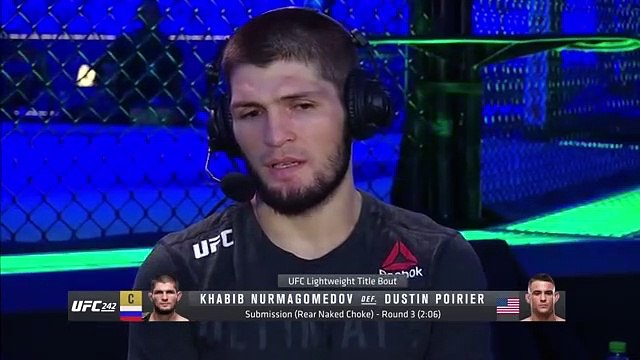 Khabib Nurmagomedov talks Dustin Poirier fight, Tony Ferguson | UFC 242 Post Show | ESPN MMA