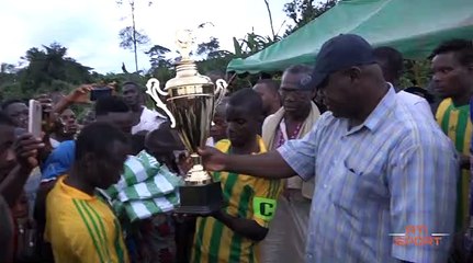 Download Video: Football | Le point de la finale du tournoi Dominique Ouattara à Gueyo