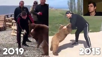 KHABIB WRESTLING BEARS 2015 vs 2019 in DAGESTAN