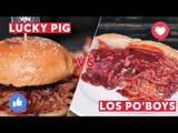 Duelo de sándwiches de pulled pork #Versus
