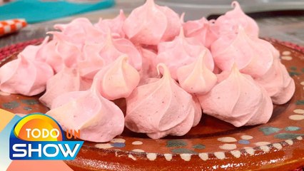 Receta: Un postre muy mexicano y fácil de preparar son estos Merengues.| Todo Un Show