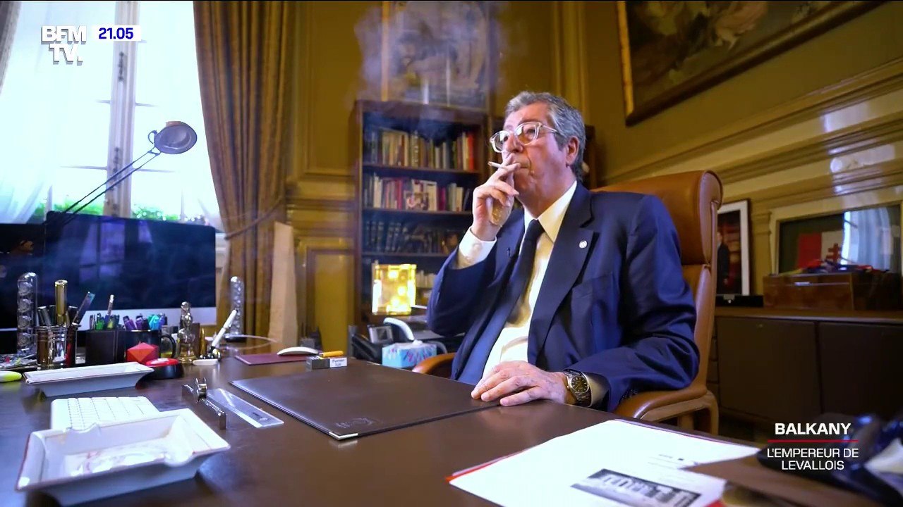 "Dans son bureau, Partick Balkany se sent comme chez lui", extrait de l’enquête diffusée sur BFMTV, "Balkany, l'empereur de Levallois"