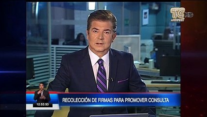 Recolección de firmas para eliminar el CPCCS