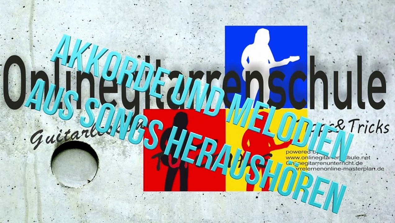 Akkorde und Melodien aus Liedern heraushören