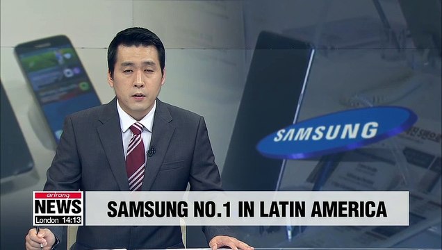 Samsung's smartphone has number one market share in Latin America during Q2 this year