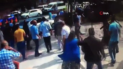 Polis saldırganı silahla ayağından böyle vurup yakaladı