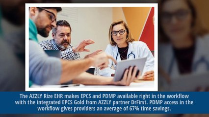 AZZLY Rize EHR Makes EPCS & PDMP Available!!
