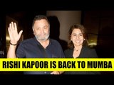 After cancer treatment, Rishi Kapoor is back to India from USA