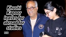 Sridevi's younger daughter Khushi leaves for abroad for studies