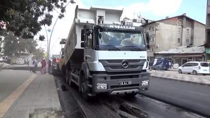 Sıcak asfalt çalışmaları