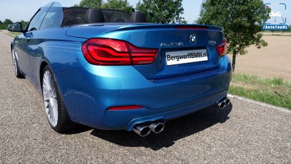 BMW ALPINA B4 S Akrapovic SOUND Revs & TUNNEL ONBOARD by AutoTopNL