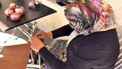 Felç oldu, şifayı bakır işleme işinde buldu