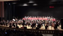 Cumhurbaşkanlığı senfoni orkestrası sivas'ta konser verdi