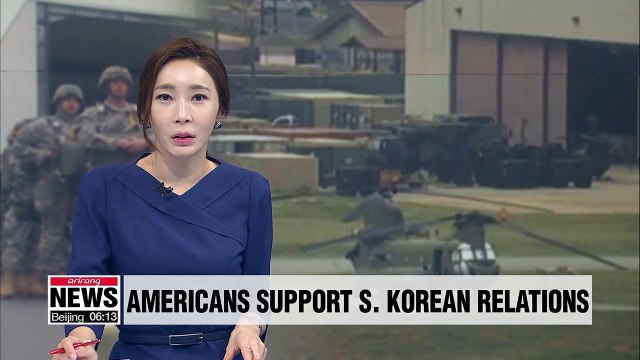 7 out of 10 Americans believe S. Korea-U.S. relations improve U.S. national security