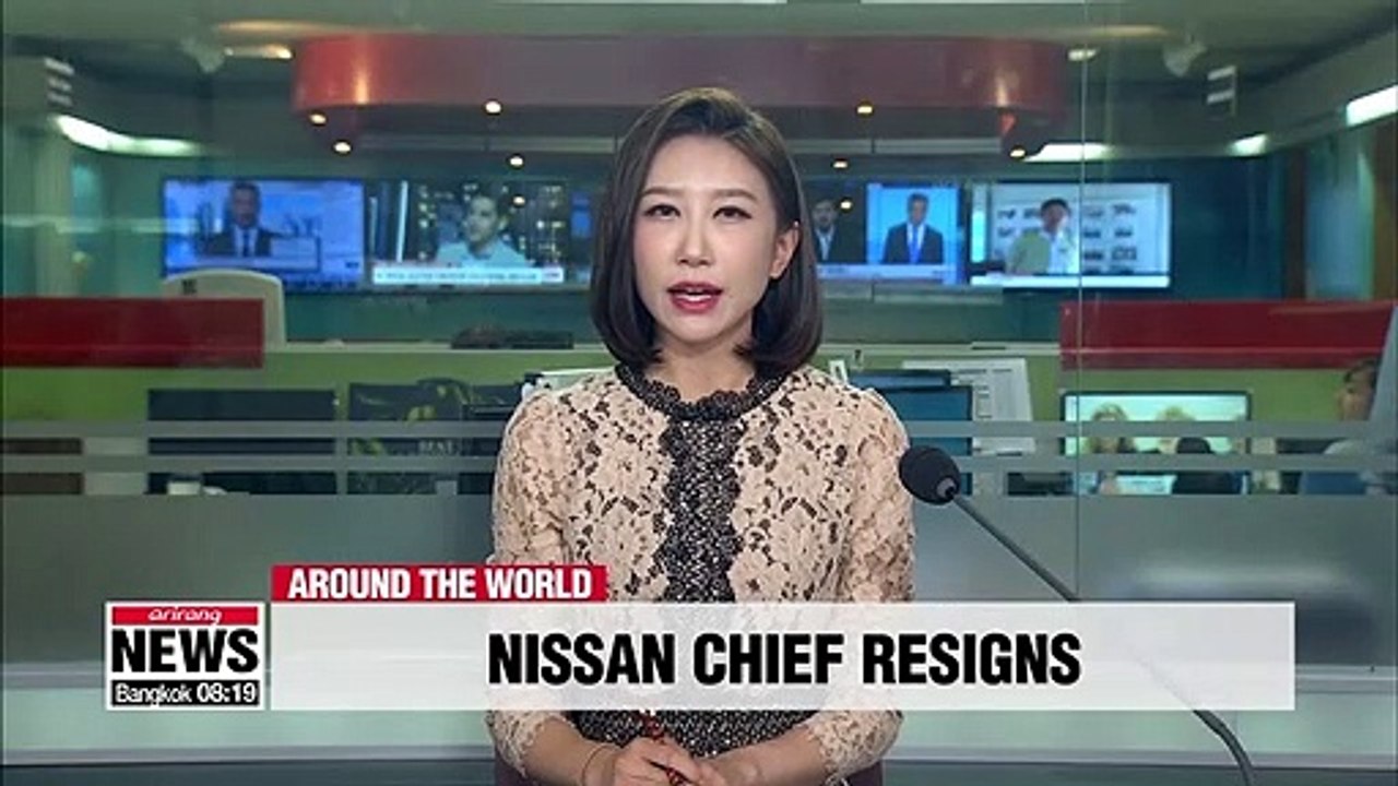 Nissan chief resigns after admitting to have received dubious income.