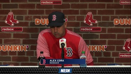 Alex Cora Calls David Ortiz' Rockstar Baseball Player' After First Pitch