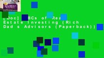 [Doc] ABCs of Real Estate Investing (Rich Dad s Advisors (Paperback))