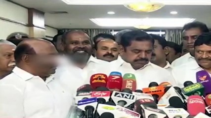 Watch Video : CM Edappadi Palanisamy returns to Chennai