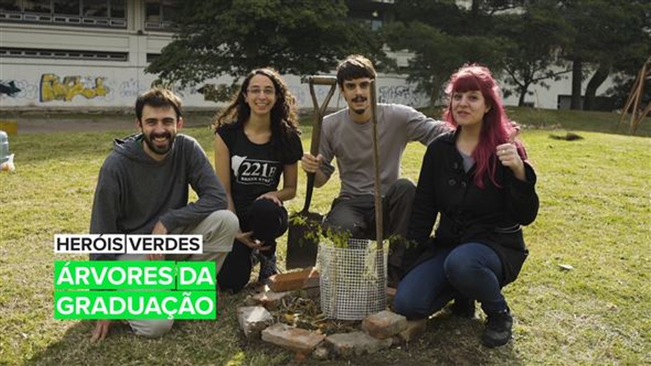 Heróis verdes: Comemore sua formatura plantando uma árvore