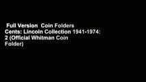 Full Version  Coin Folders Cents: Lincoln Collection 1941-1974: 2 (Official Whitman Coin Folder)