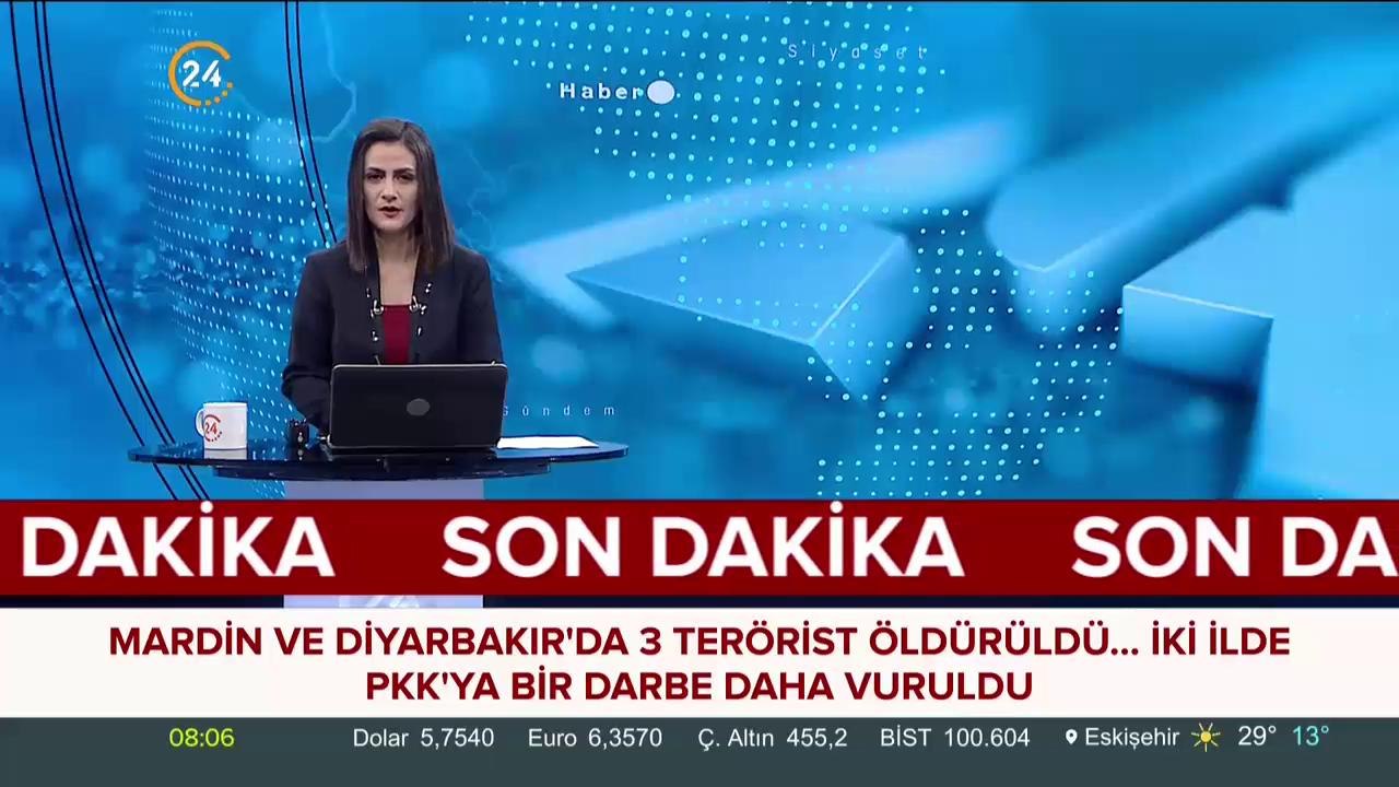 #SONDAKİKA Mardin ve Diyarbakır'da 3 terörist öldürüldü