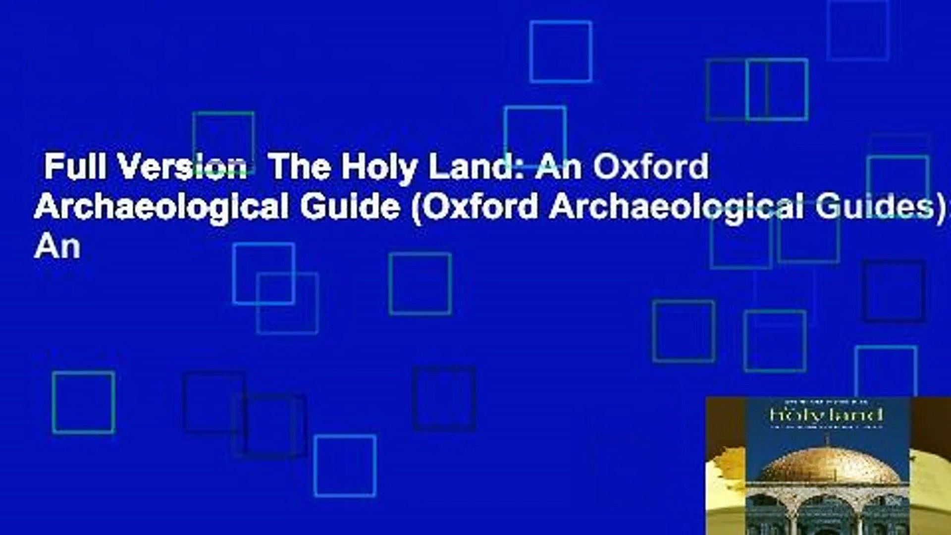 ⁣Full Version  The Holy Land: An Oxford Archaeological Guide (Oxford Archaeological Guides): An
