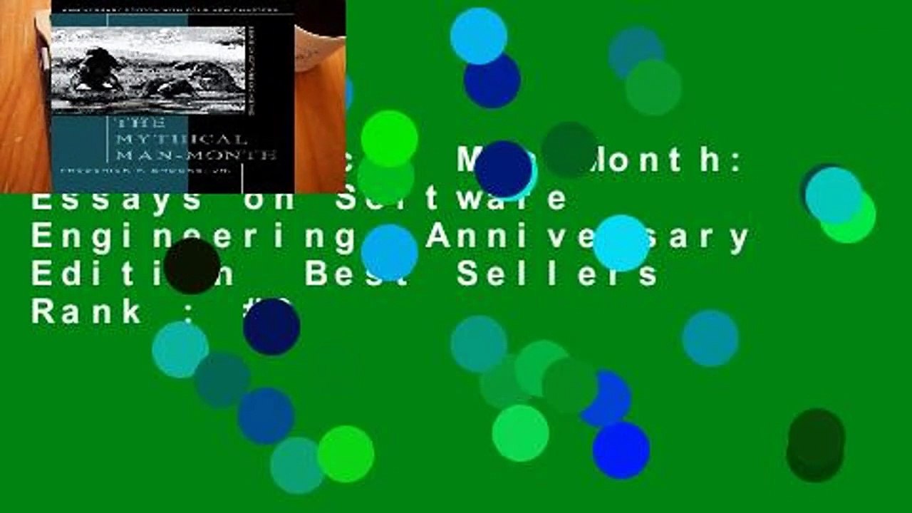 The Mythical Man-Month: Essays on Software Engineering, Anniversary Edition  Best Sellers Rank : #3