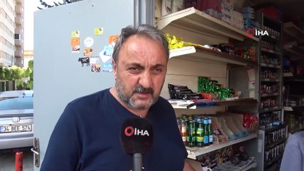 Büfede şakalaşma sonucu çıkan yumruklu tokatlı kavga kamerada