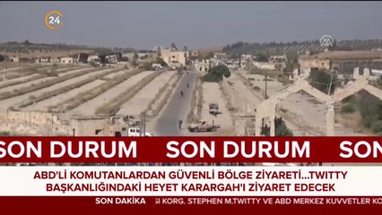 ABD'li komutanlardan güvenli bölge ziyareti