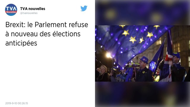 Brexit : Le Parlement britannique rejette à nouveau la demande d’élections anticipées